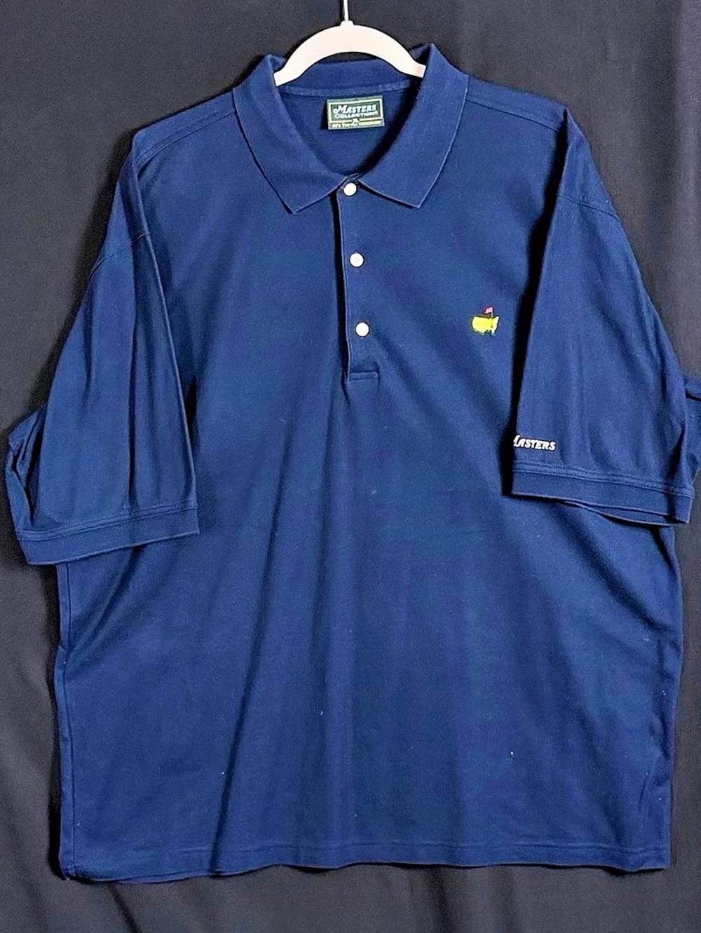 Masters Collection 60's Two-Ply Mercerized Polo Shirt Men’s Blue XL
